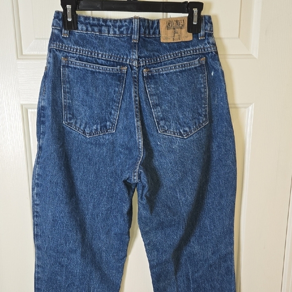 GAP Vintage 80's High Rise Blue Jeans Classic OLD SCHOOL MOM JEANS R BACK 11-12 - Picture 13 of 17